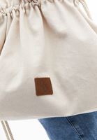 Bayan Krem Büzgülü Kol Çantası