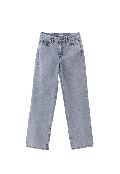 Orta Bel Straight-Fit Pantolon ve Atlet Kombini