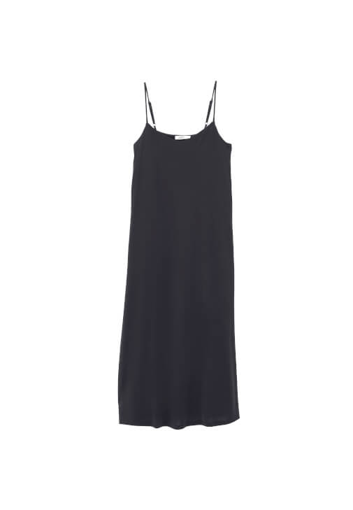 Cepli Midi Elbise ve Ayakkabı Kombini