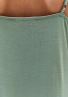 Bayan Yeşil Modal Cepli Midi Elbise