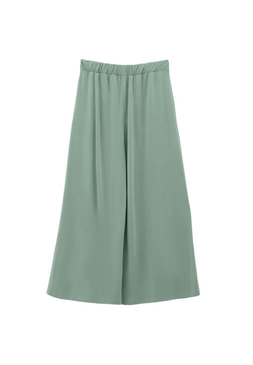 Culotte Pantolon ve Büzgülü Atlet Kombini