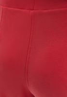 Bayan Kırmızı Modal Yüksek Bel Straight-Fit Pantolon