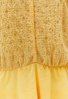 Bayan Sarı Kruvaze Yaka Askılı Bluz