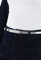 Bayan Gümüş Toka Detaylı Kemer