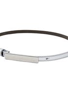 Bayan Gümüş Toka Detaylı Kemer