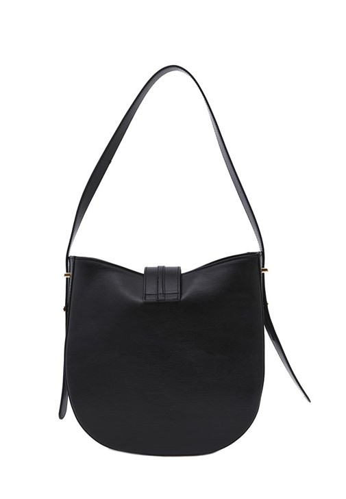 Vegan Kürk Yaka Triko ve Deri Pantolon Kombini