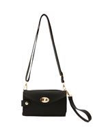 Bayan Siyah Askılı Telefon Çantası