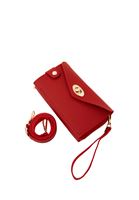 Bayan Kırmızı Askılı Telefon Çantası