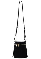 Bayan Siyah Püskül Detaylı Çanta