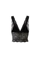 Bayan Siyah Dantelli Bralet