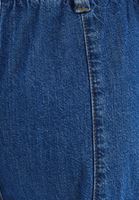 Bayan Mavi Yüksek Bel Culotte Denim Pantolon