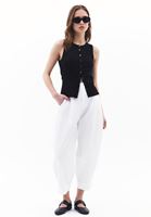 Bayan Siyah Çıtçıt Detaylı Atlet