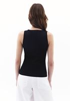 Bayan Siyah Çıtçıt Detaylı Atlet