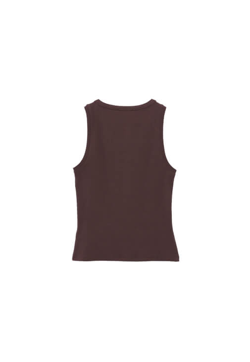 Çıtçıtlı Atlet ve Wide-Leg Pantolon Kombini