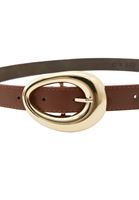 Bayan Kahverengi Toka Detaylı Kemer