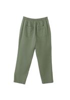 Keten Carrot-Fit Pantolon ve Keten Gömlek Kombini