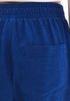 Bayan Mavi Keten Karışımlı Carrot-Fit Pantolon