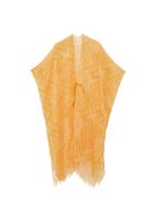 Bayan Sarı Desenli Kimono