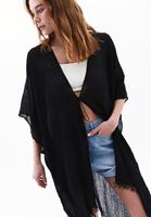 Basic Kimono ve Mini Etek Kombini