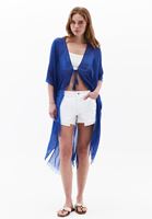Basic Kimono ve Ultra Yüksek Bel Şort Kombini