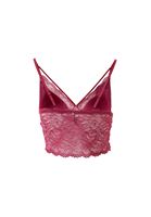 Bayan Pembe Biye Detaylı Dantelli Bralet