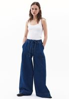 Yüksek Bel Wide-Leg Pantolon