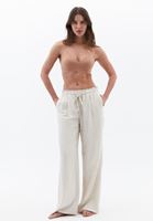 Dikişsiz Bralet ve Wide-Leg Pantolon Kombini