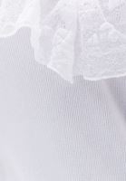 Fırfırlı Atlet ve Barrel-Fit Pantolon Kombini