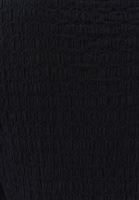 Bayan Siyah Modal Aksesuar Detaylı Bluz