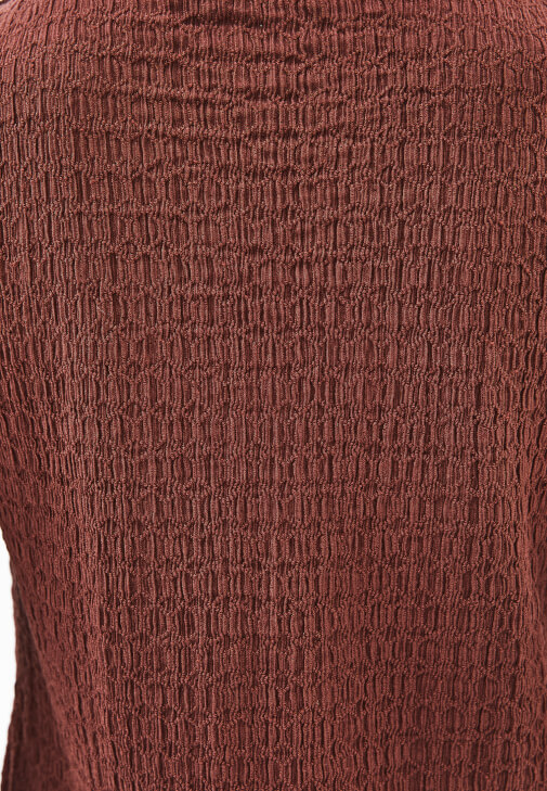 Modal Aksesuarlı Bluz ve Şort Kombini