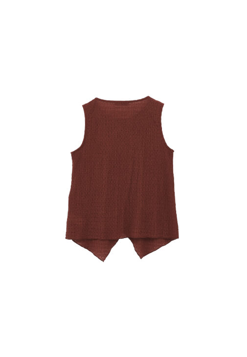 Modal Aksesuarlı Bluz ve Şort Kombini