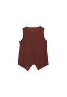 Bayan Kahverengi Modal Aksesuar Detaylı Bluz