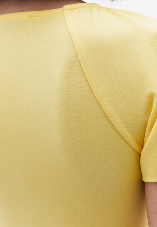 Modal Büzgülü Bluz ve Wide-Leg Pantolon Kombini