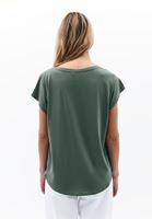 Bayan Yeşil Modal Bot Yaka Tişört