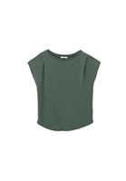 Bayan Yeşil Modal Bot Yaka Tişört