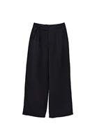 Bayan Siyah Modal Straight-Fit Pantolon