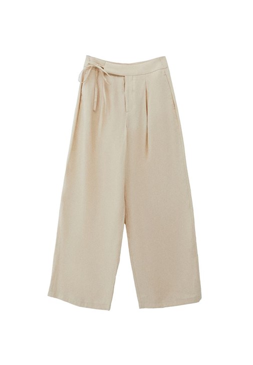 Modal Straight-Fit Pantolon ve Bralet Kombini