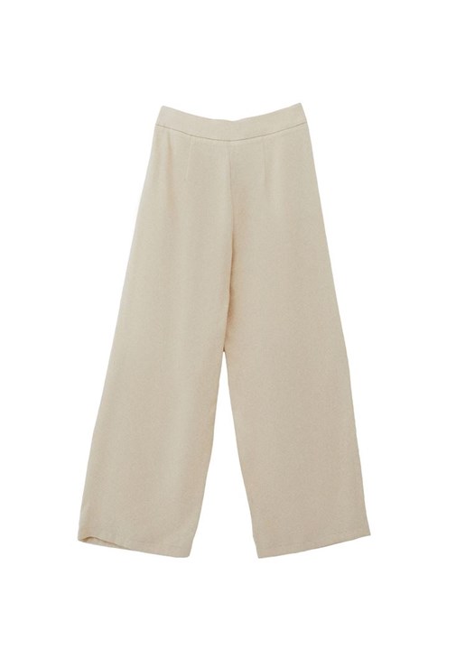 Modal Straight-Fit Pantolon ve Bralet Kombini