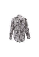 Bayan Çok Renkli Modal Desenli Oversize Gömlek