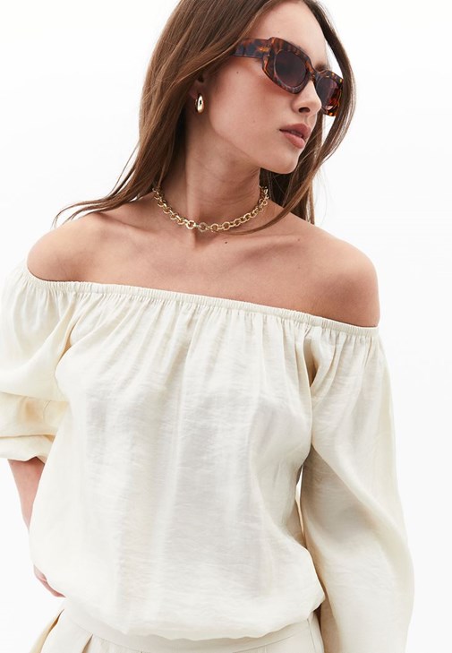 Modal Bluz ve Balon Etek Kombini