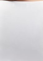 Bayan Krem Modal Burgu Detaylı Bluz