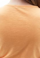 Women Orange Modal Snap-Detail Tank Top