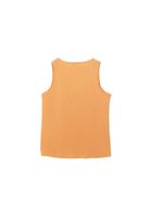 Women Orange Modal Snap-Detail Tank Top