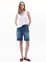 Women White Modal Snap-Detail Tank Top