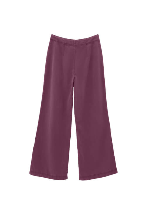 Wide-Leg Pantolon ve Büzgülü Atlet Kombini