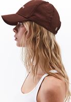 Women Brown Slogan Cap