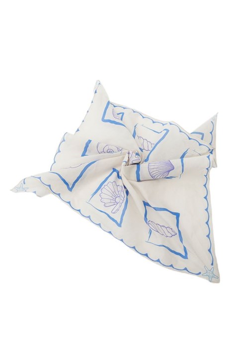 Çok Renkli Desenli Fular