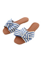 Bayan Çok Renkli Fiyonk Detaylı Terlik