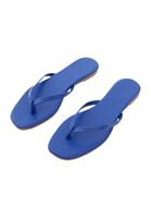 Bayan Mavi Düz Terlik