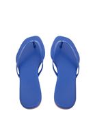 Bayan Mavi Düz Terlik